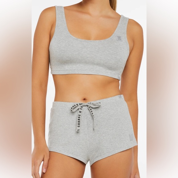 Savage X Fenty Other - NWOT Savage X Fenty Ribbed Crop and Shorts Set